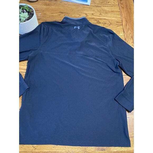 Mens Under Armour  Pullover Fitted  Heat Golf 1/4 ZIP Shirt Size Med M14 - Picture 7 of 8